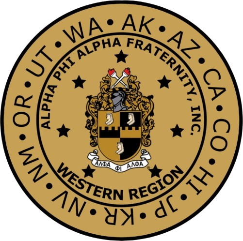 Alpha Phi Alpha Fraternity, Inc. — Western Region seal